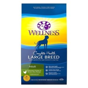 Wellness Large Breed Complete Health Adult Deboned Chicken & Brown Rice Recipe Dry Dog Food
