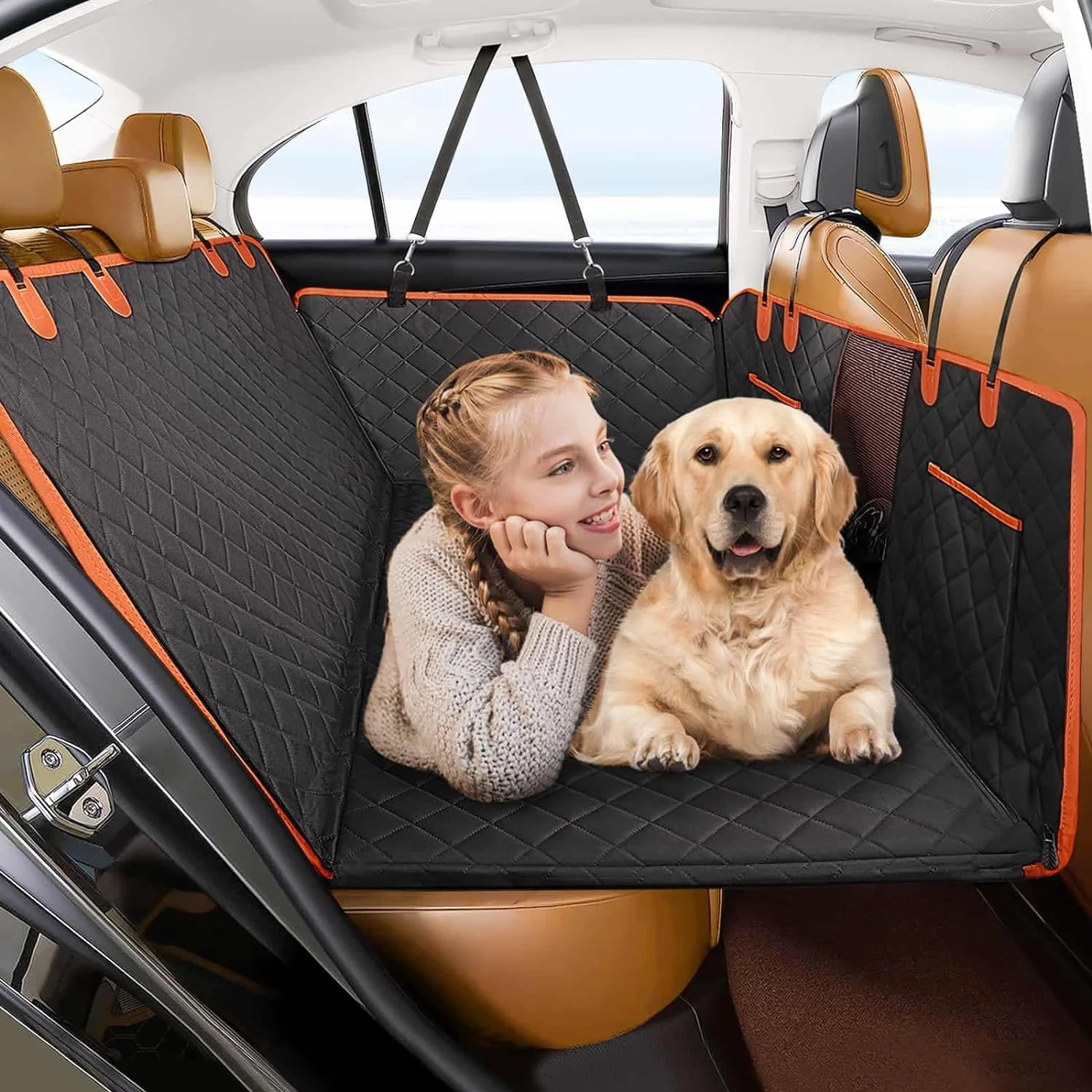 NEEZUKAR Back Seat Extender for Dogs