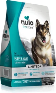 Nulo Freestyle All Breed Dog Food, Premium Allergy Friendly Adult & Puppy Grain-Free Dry Kibble Dog Food, Single Animal Protein with BC30 Probiotic for Healthy Digestive Support 5.5 Pound (Pack of 1)