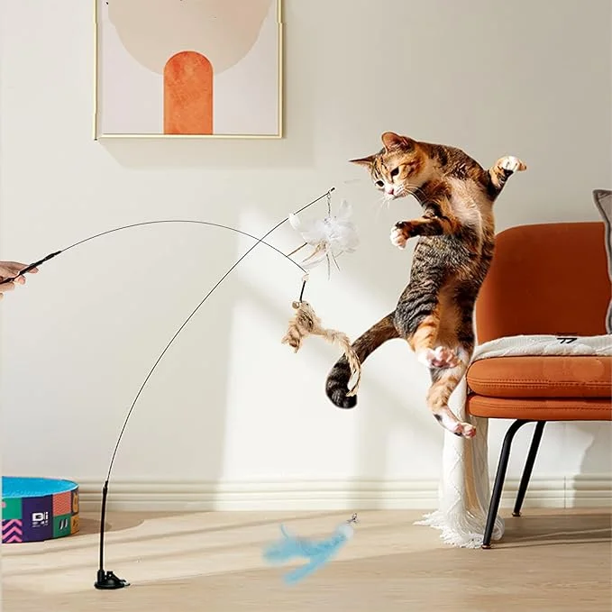 Cat Toy Wand Auto Interactive Toys