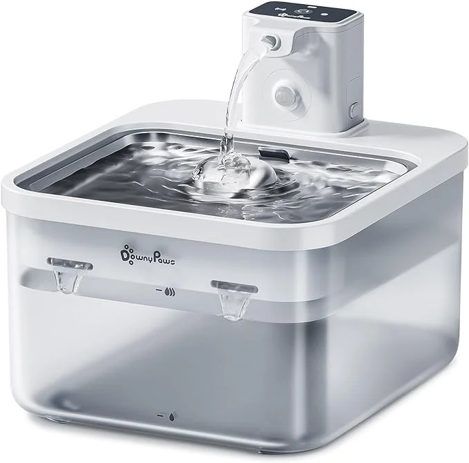 DownyPaws Stainless Steel Cat Water Fountain