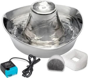 Elevate Your Pet's Well-being with PetSafe Seaside Stainless Cat & Dog Fountain