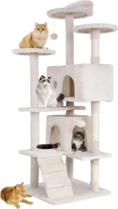 Exploring the BestPet 54in Multi-Level Cat Tree Tower