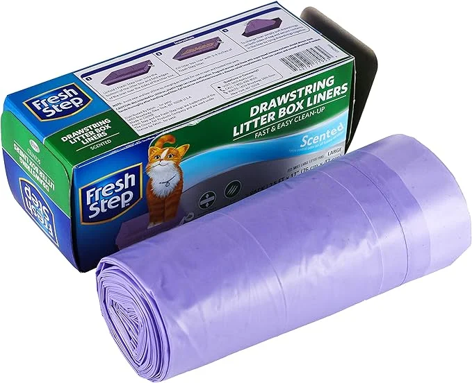 Fresh Step Drawstring Cat Litter Box Liners