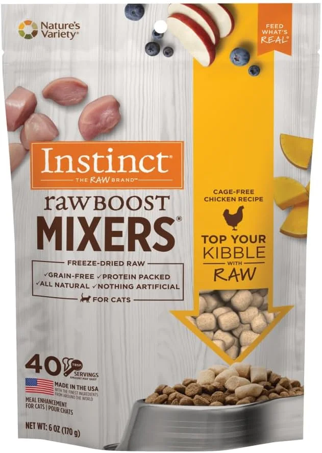 Instinct Raw Boost Mixers Freeze Dried Raw Cat Food