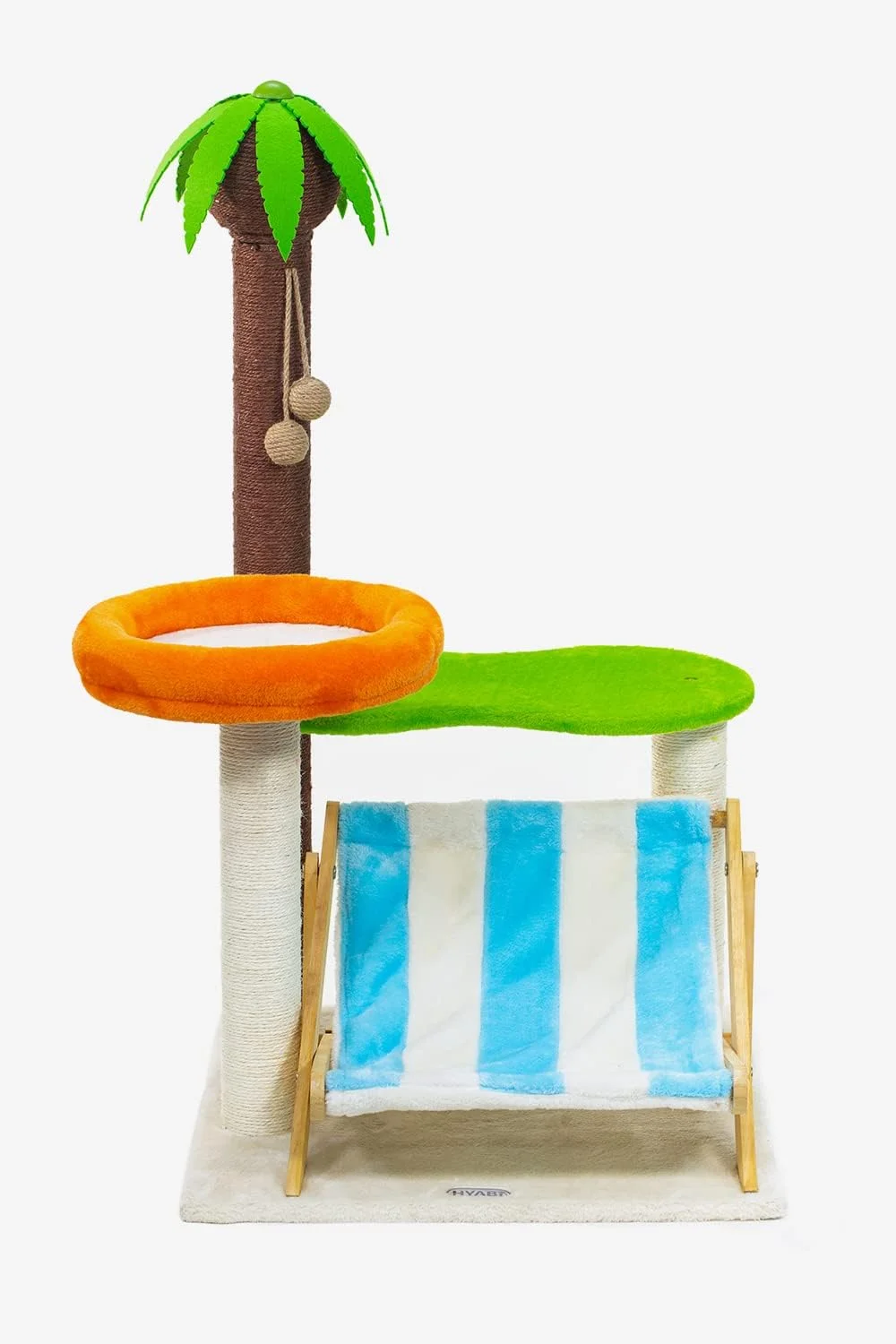 Introducing the HYABi 43.3in Coconut Tree, a novel and stylish addition to the world of tree-shaped cat towers.