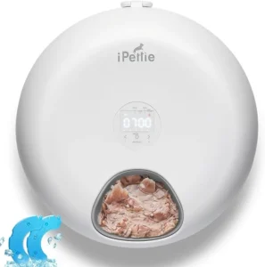 iPettie Donuts Frost 6 Meal Cordless Automatic Pet Feeder,