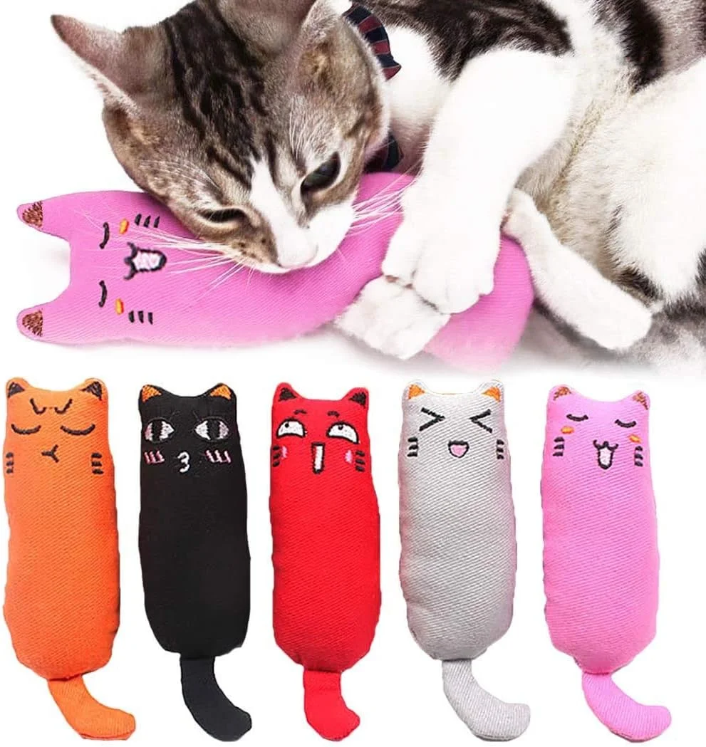 Legendog 5Pcs Bite Resistant Catnip Toy for Cats