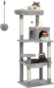 PETEPELA 56.3'' Tall Cat Tree