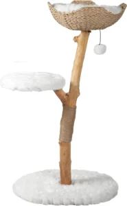 Wooden Cat Climbing Tree Tower