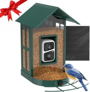 Explore Nature's Wonders: SOLIOM BF08- Smart Bird Feeder Camera with AI Identify Bird Species
