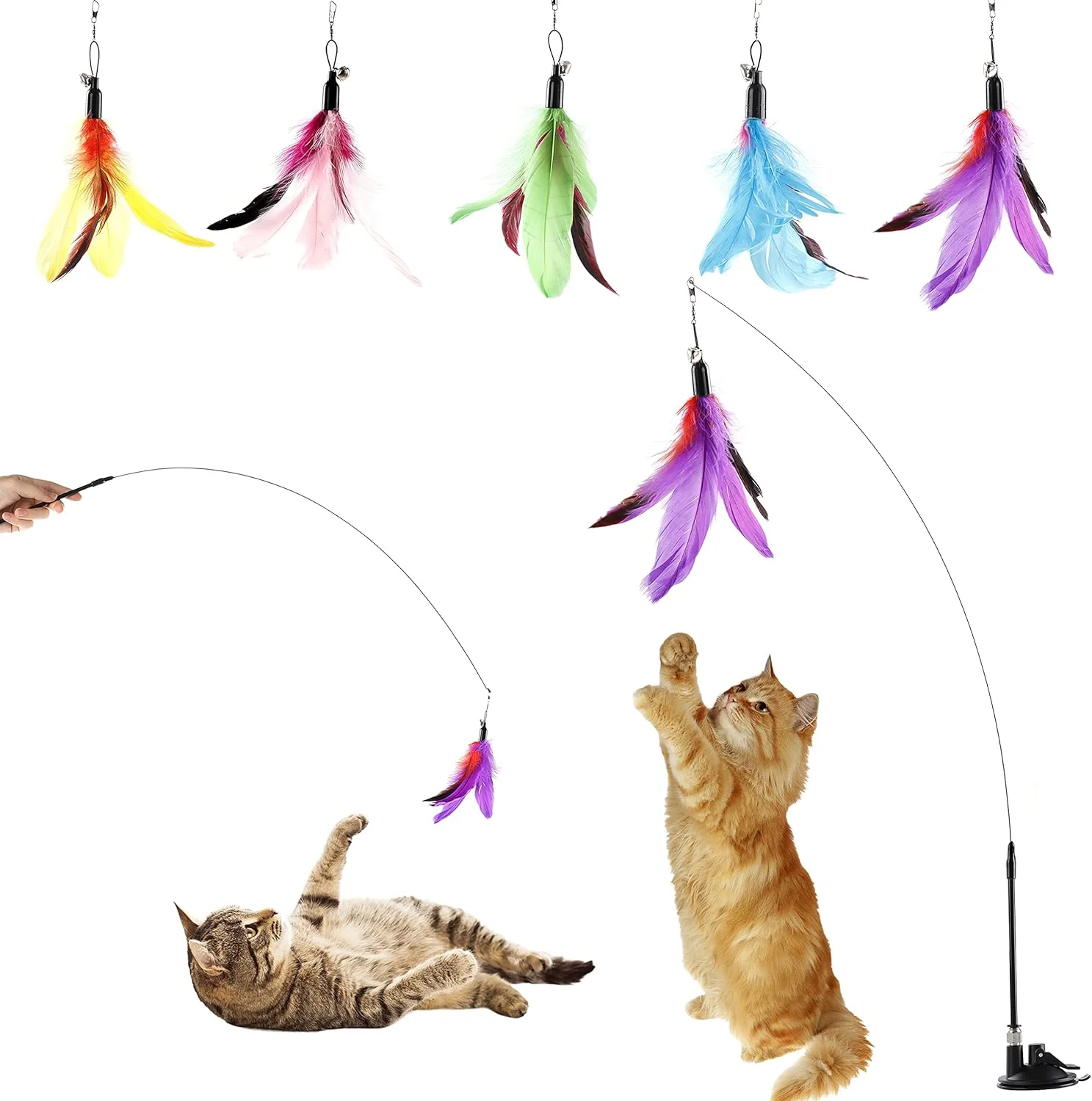 Cat Feather Toys Interactive Cats: Endless Fun for Your Furry Friend