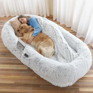 Introducing the WROS Human Dog Bed: A Haven for You and Your Furry Companion
