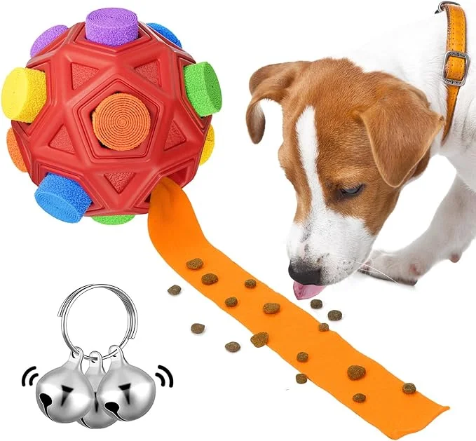 luckdoor Interactive Dog Toys Snuffle Ball Encourage Natural Foraging Skills
