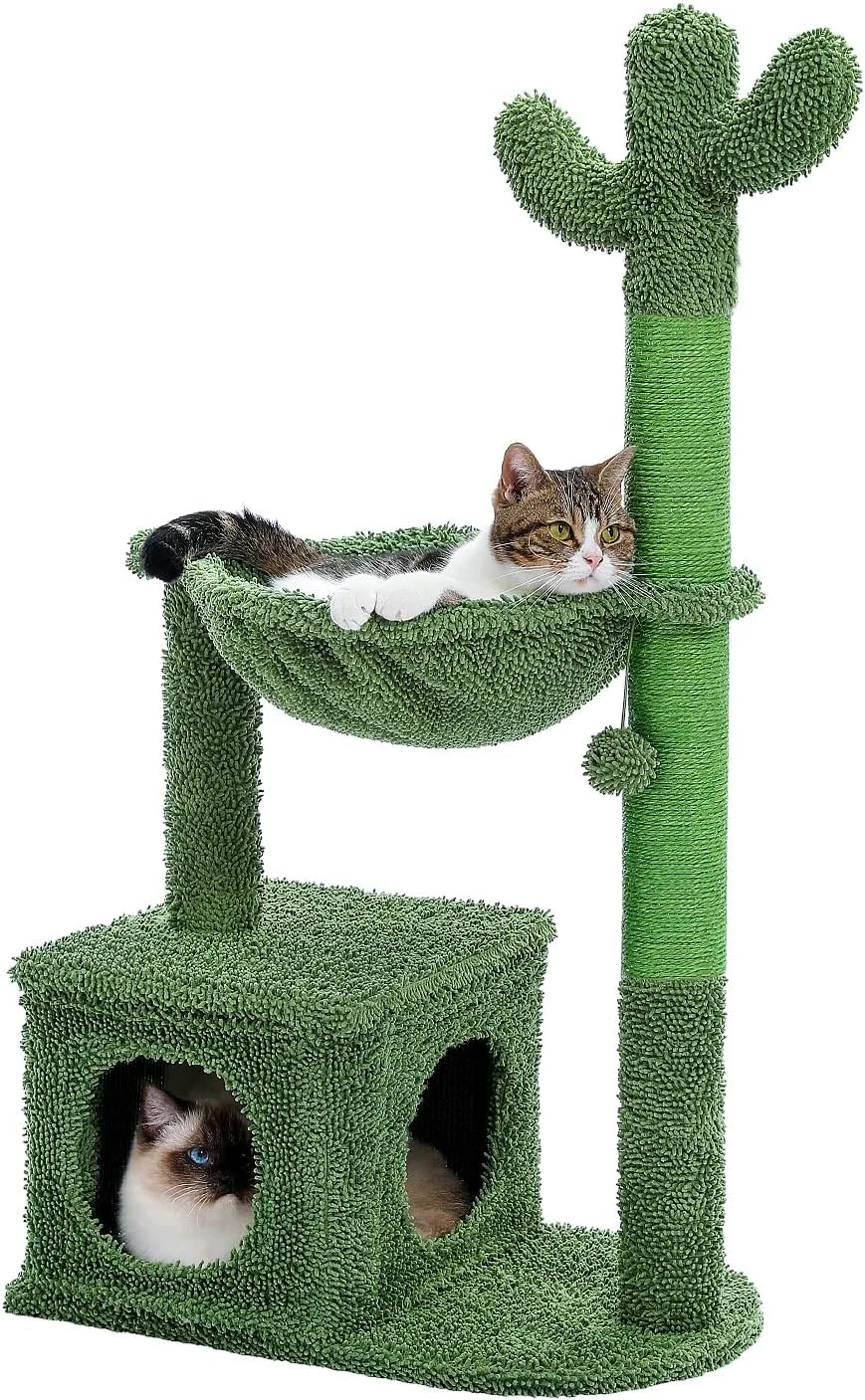 MUTTROS Cactus Cat Tree 40" Cat Tower: A Purrfect Paradise for Your Feline Friend