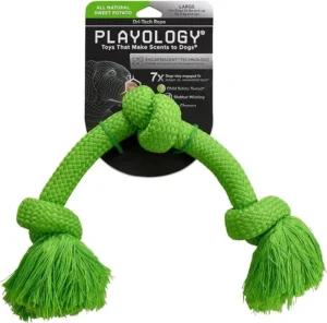 Playology Dri Tech Rope Dog Chew Toy